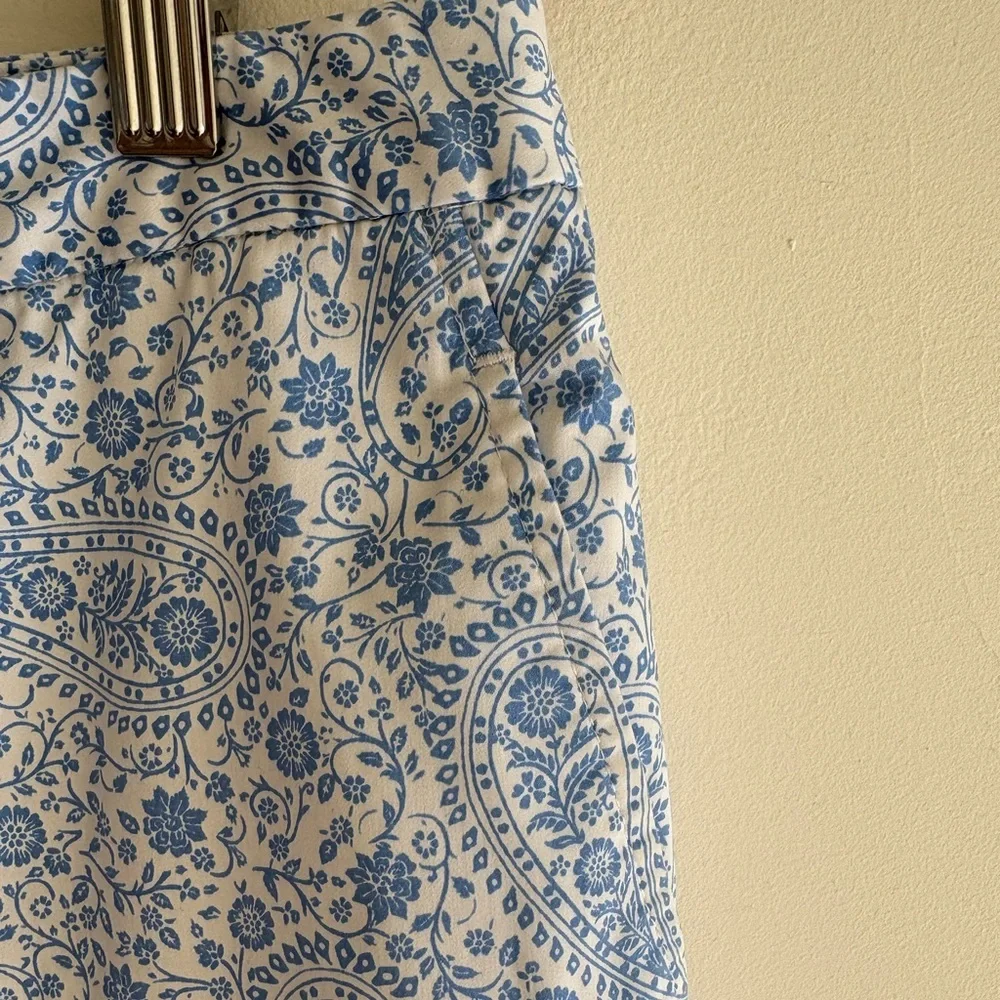 Brooks Brothers Cotton Paisley Capris​ - Picture 8 of 12